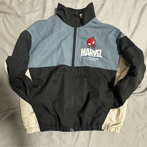 Marvel Spider-Man Kids Jacket Boys Size 8/10 H&M Zip-Up